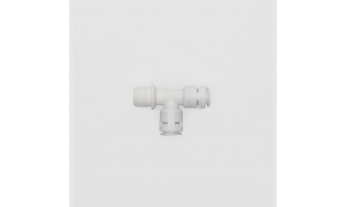 Фитинг тройник 1/4"наружная резьба -1/4"трубка-1/4"трубка 